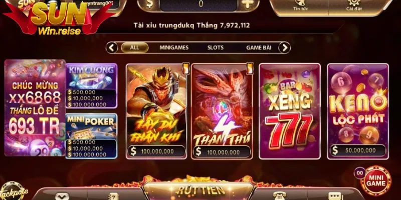 Thế giới game cá cược trực tuyến tại nhà game Sunwin