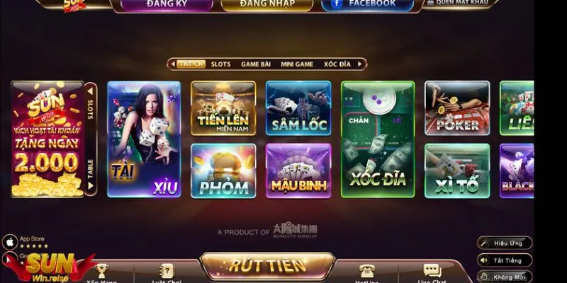 Sunwin có hỗ trợ tiếng Việt cho game thủ