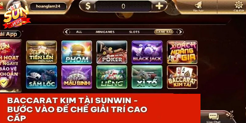 Giải mã Baccarat Sunwin là gì?
